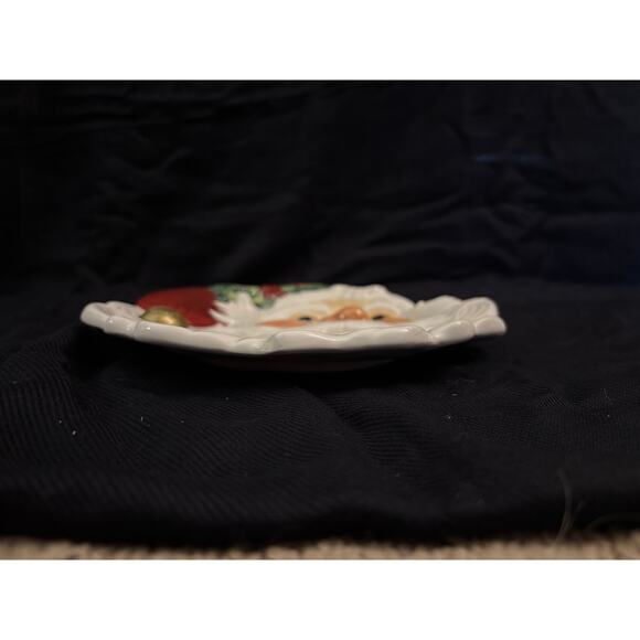 Fitz & Floyd Santa Clause Plate Cookies for Santa 9.5” x 8” Holidays Christmas - Picture 3 of 8
